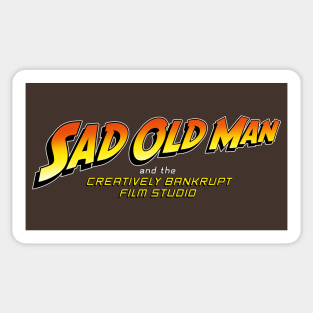 Sad Old Man Sticker